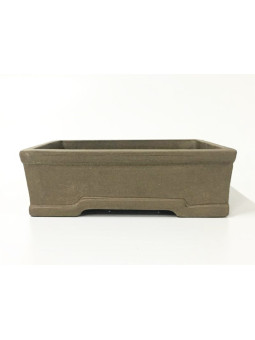 Tiesto rectangular 25.5 cm Yixing para bonsai