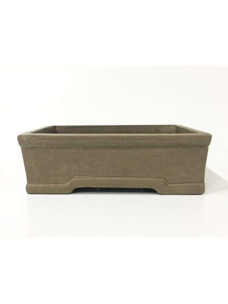 Tiesto rectangular 25.5 cm Yixing para bonsai