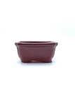 Tiesto rectangular 12.5 cm rojo 13452/17 bonsai