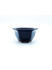 Tiesto hexagonal 9 cm azul 13452/16 para bonsai