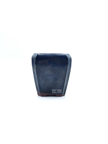 Tiesto cuadrado cascada 9 cm azul 14261/13 para bonsai