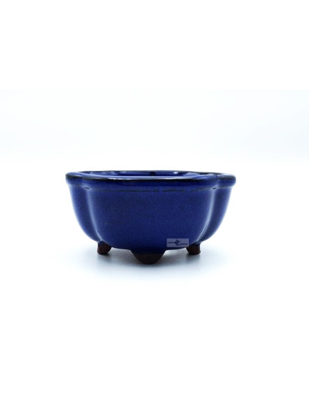 Tiesto flor/mokko 12 cm azul 13452/16