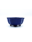Tiesto flor/mokko 12 cm azul 13452/16