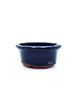 Tiesto ovalado 9.5 cm azul 13452/17 para bonsai
