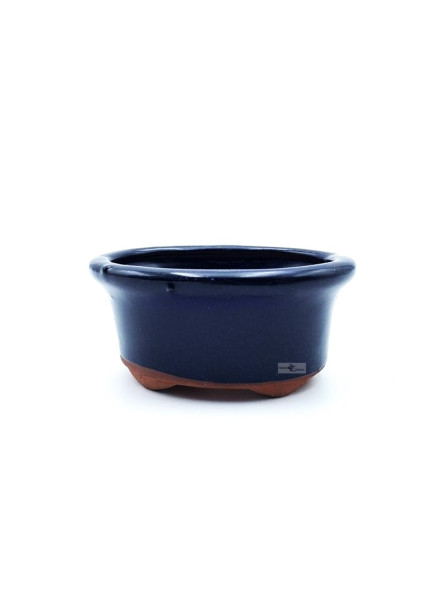 Tiesto ovalado 9.5 cm azul 13452/17 para bonsai