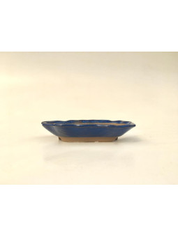 Tiesto irregular 17.5 cm azul Yokkaichi