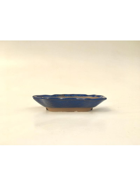 Tiesto irregular 17.5 cm azul Yokkaichi