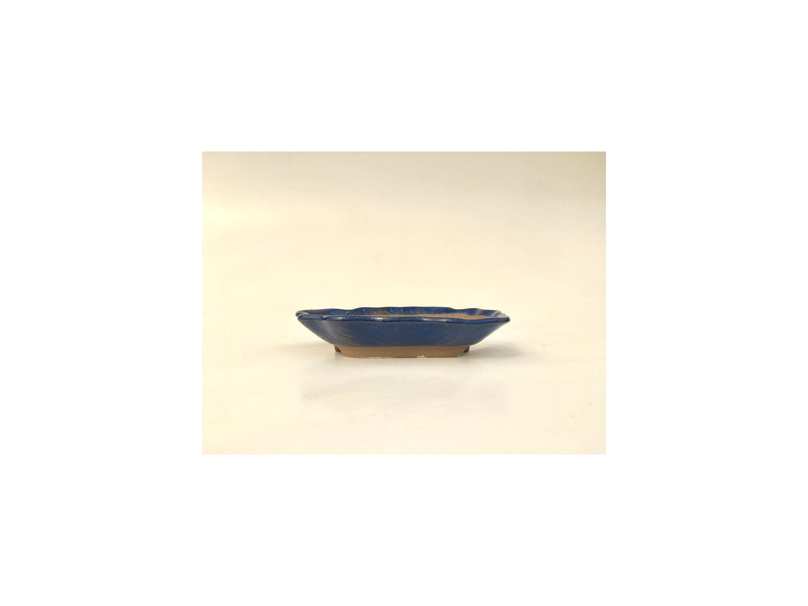 Tiesto irregular 17.5 cm azul Yokkaichi