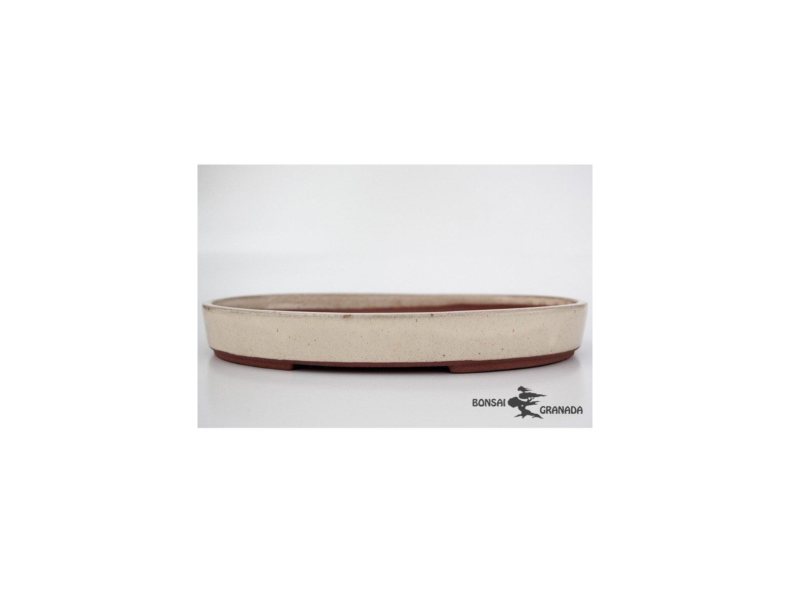 Tiesto oval 36 5 cm crema