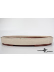 Tiesto oval 36 5 cm crema