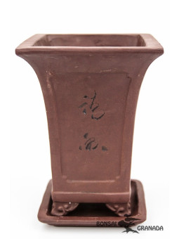 Tiesto cuadrado cascada para bonsai
