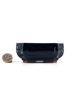 Tiesto rectangular 11 cm marrón 13738/10 para bonsai