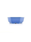 Tiesto hexagonal 12 cm Yixing celeste 11548