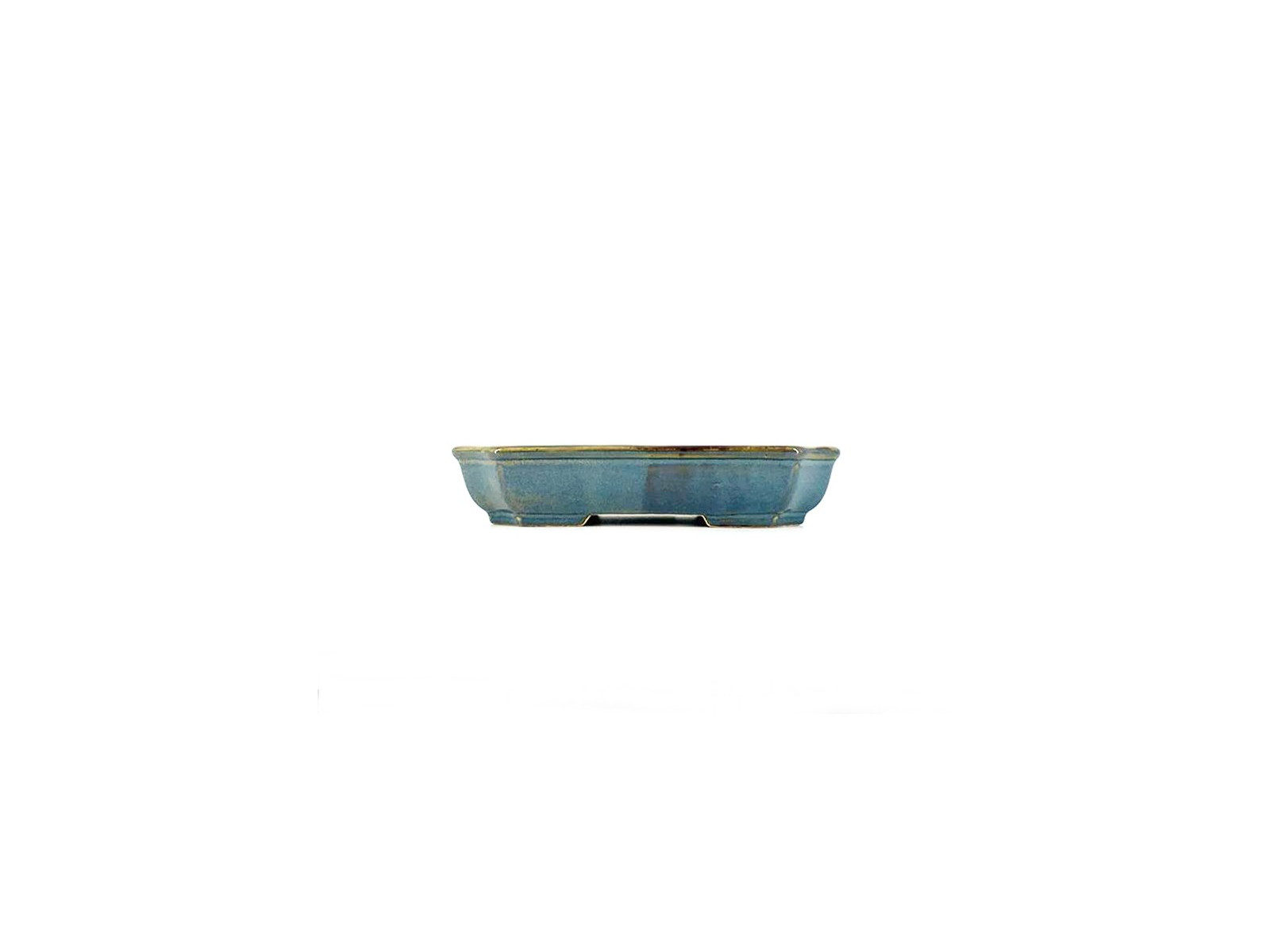 Tiesto rectangular 17 cm Yixing azul 11552bonsai