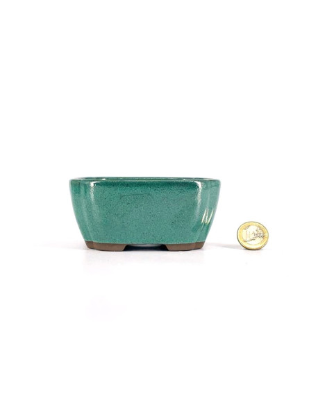 Tiesto rectangular 12 cm verde Yokkaichi 14043/18