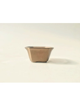 Tiesto cuadrado 11 cm Yixing para bonsai