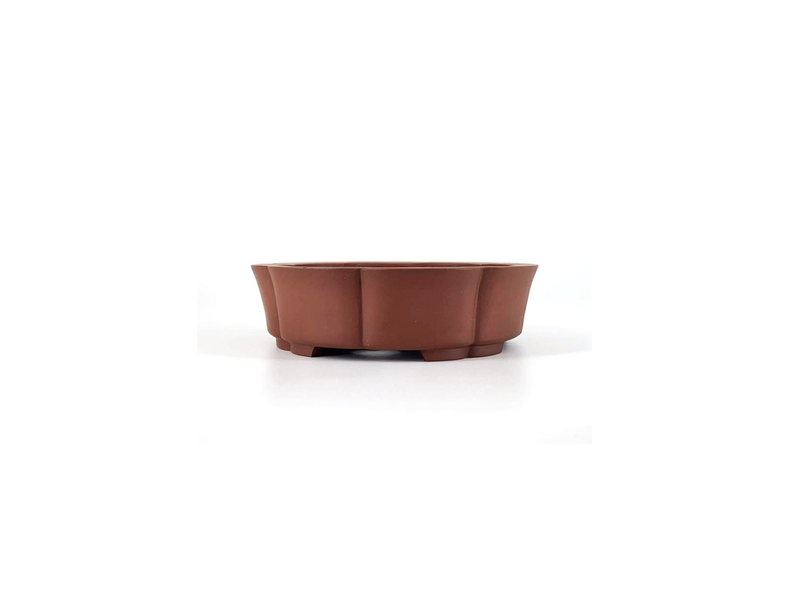 Tiesto redondo flor 18 cm sin esmaltar 12119