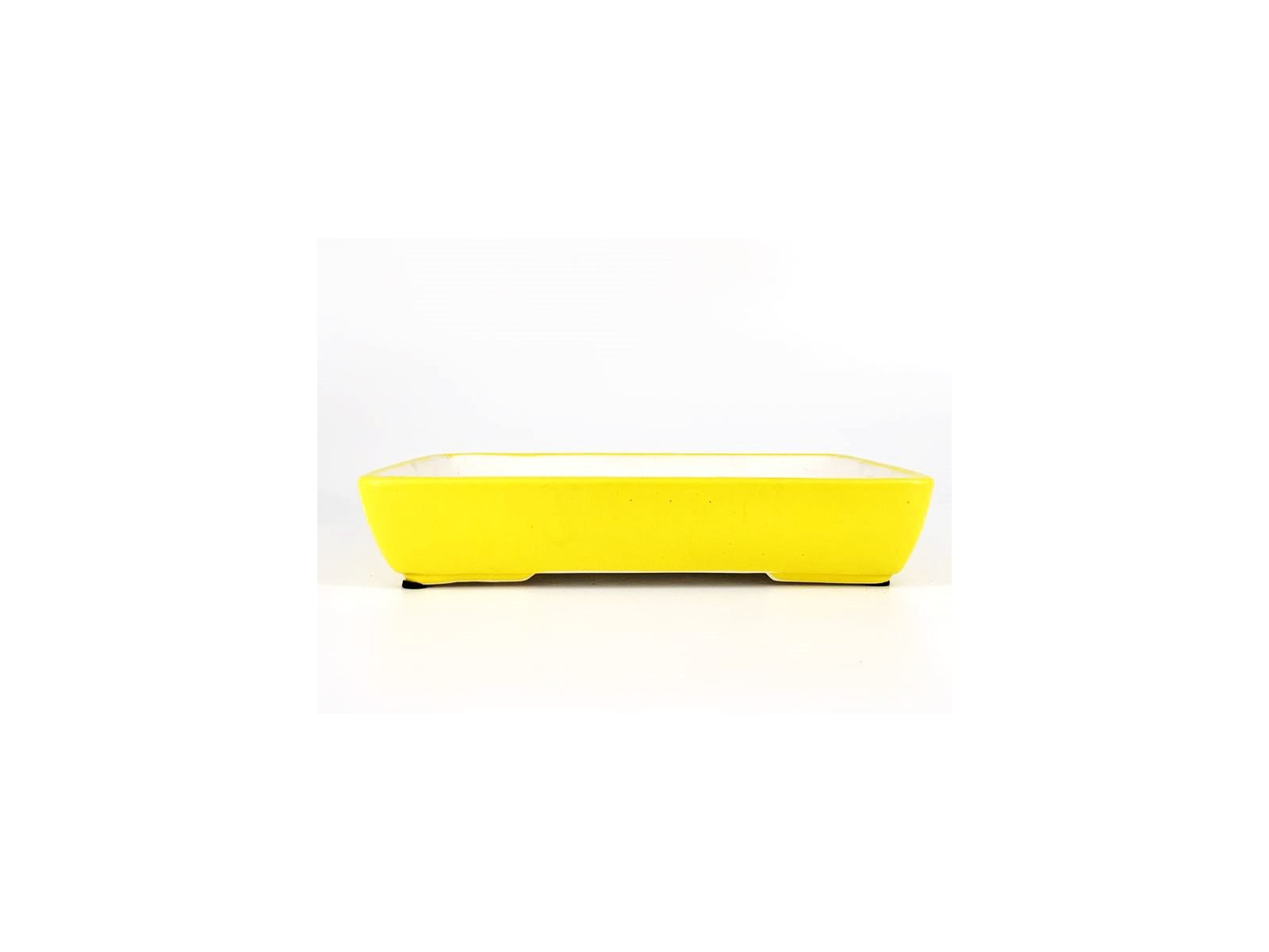 Tiesto rectangular 24 cm amarillo Yixing 12064