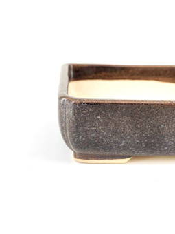 Tiesto rectangular 13,5 cm marrón 12216