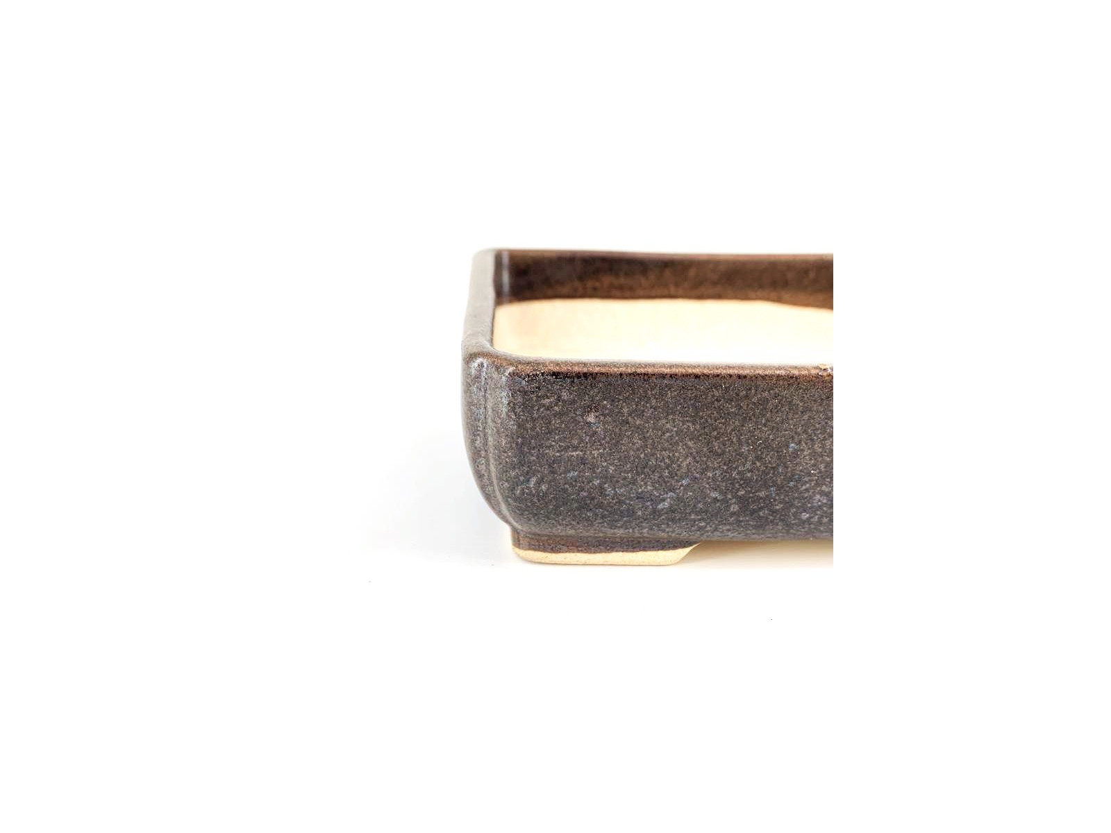 Tiesto rectangular 13,5 cm marrón 12216