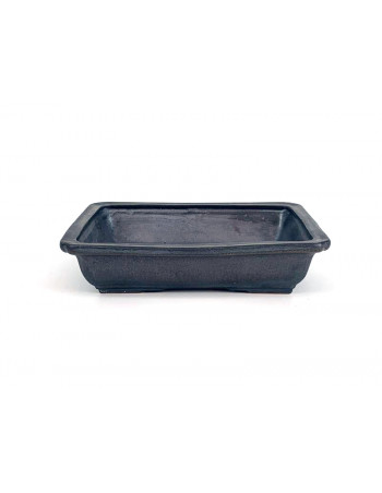 Tiesto rectangular 18 cm gris oscuro 12252