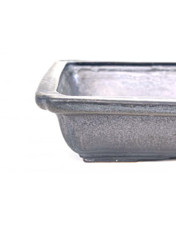 Tiesto rectangular 18 cm gris oscuro 12252
