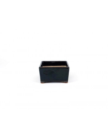 Tiesto cuadrado 8,5 cm marron oscuro checo 12203