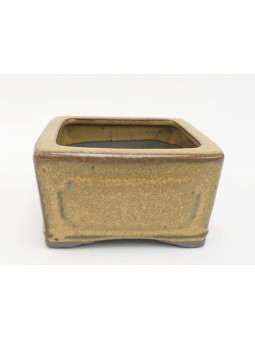 Tiesto cuadrado 9 cm Seto amarillo