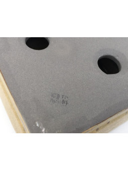 Tiesto cuadrado 9 cm Seto amarillo