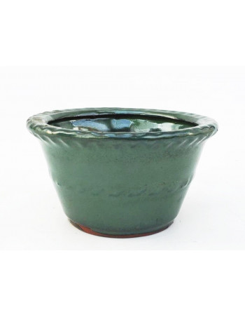 Tiesto redondo 11 cm Yixing  verde 14261/4