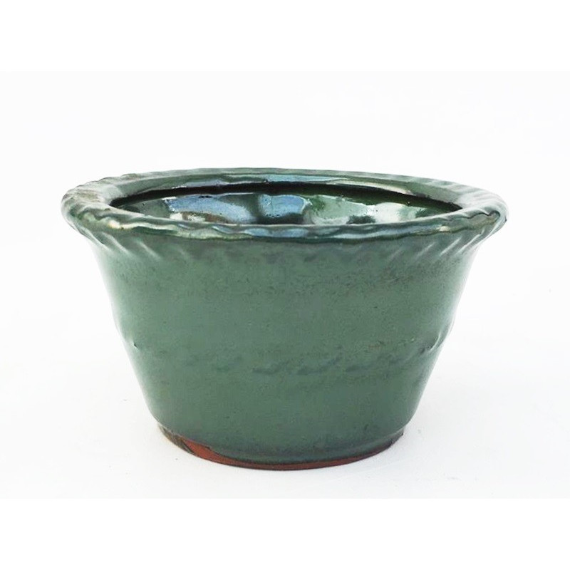 Tiesto redondo 11 cm Yixing  verde 14261/4