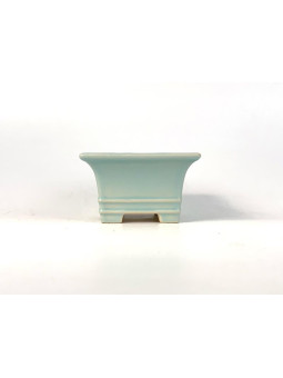 Tiesto cuadrado 11'5 cm 18353 Yixing aguamarina