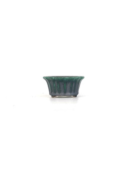 Tiesto redondo 9 cm 18362 Yixing verde oscuro