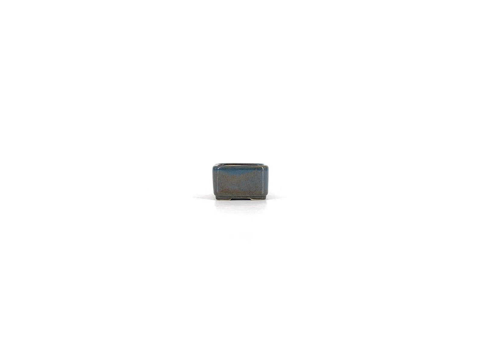 Tiesto cuadrado 6 cm 18348/3 Yixing azul - marrón