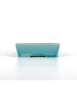 Tiesto rectangular 14'5 cm 18323/3 Yixing aguamarina