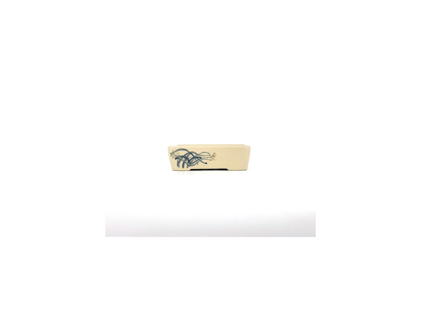 Tiesto rectangular 10 cm 18333 Yixing crema