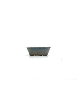 Tiesto redondo 9 cm 18306/1 Yixing azul - marrón