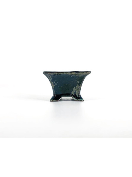 Tiesto cuadrado 8 cm 18345/2 Yixing verde óxido