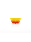 Tiesto cuadrado 8 cm 18356  Yixing amarillo-rojo