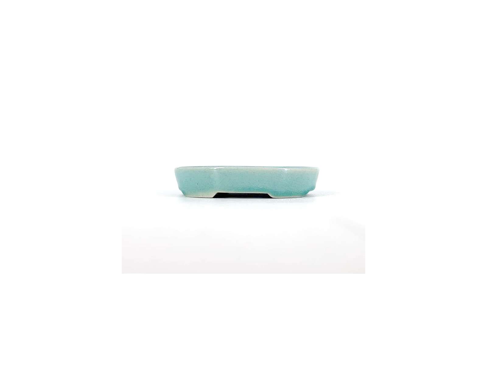 Tiesto ovalado 14 cm  18293/4  Yixing aguamarina