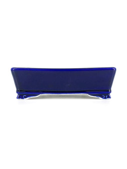 Tiesto rectangular 17 cm  18331 Yixing azul oscuro