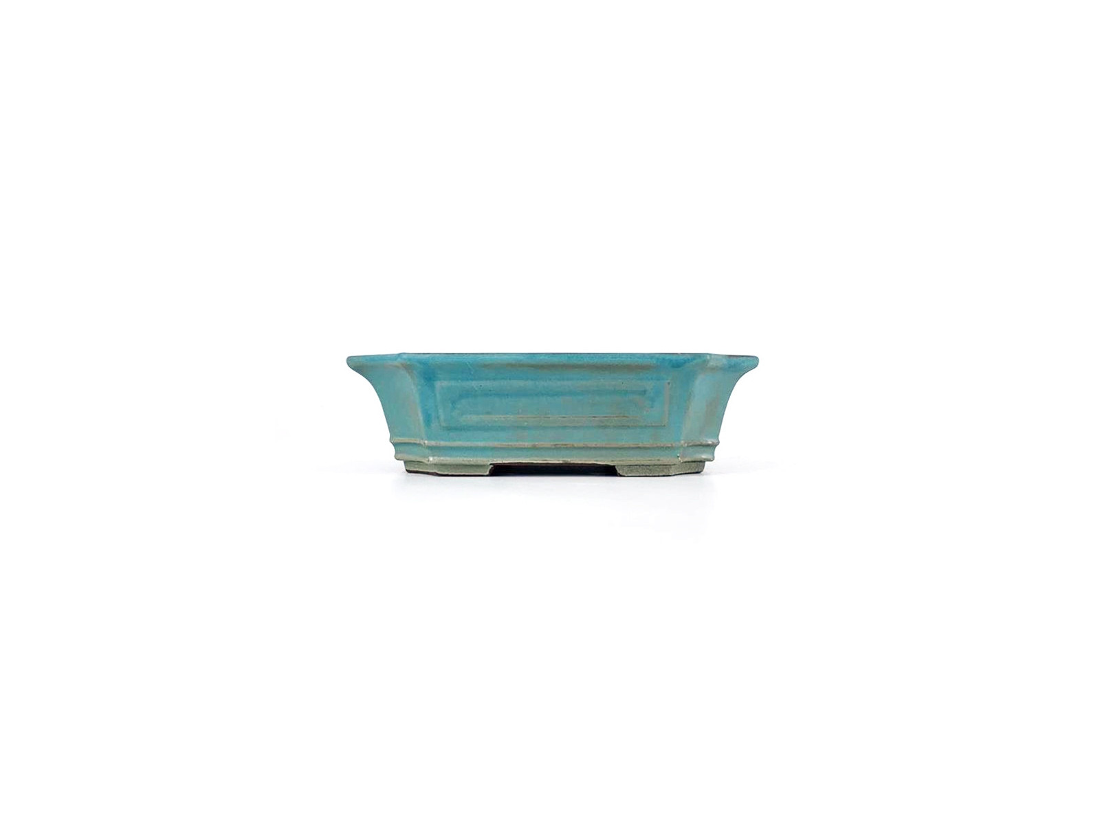 Tiesto rectangular 17 cm  18320/2 Yixing aguamarina