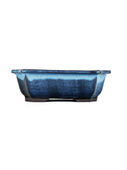 Tiesto rectangular 24 cm 18361/2 azul-azul oscuro