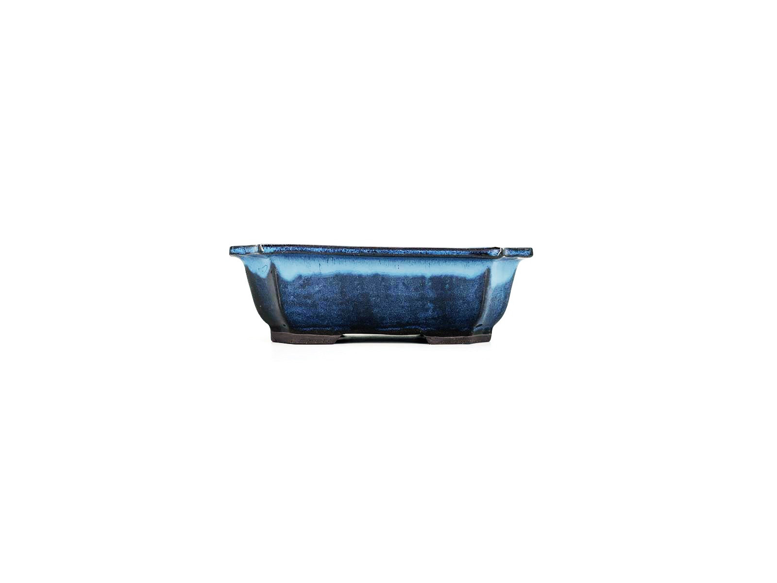 Tiesto rectangular 24 cm 18361/2 azul-azul oscuro