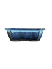 Tiesto rectangular 24 cm 18361/2 azul-azul oscuro