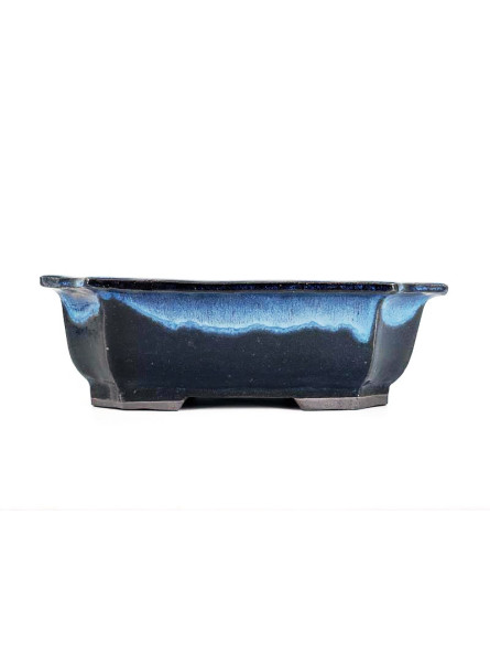 Tiesto rectangular 29,5 cm 18361/1 azul-azuloscuro
