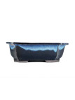 Tiesto rectangular 29,5 cm 18361/1 azul-azuloscuro
