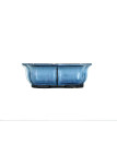 Tiesto flor 21,5 cm 18358/2 azul