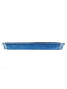 Plato rectangular 27 cm 18379/1 azul