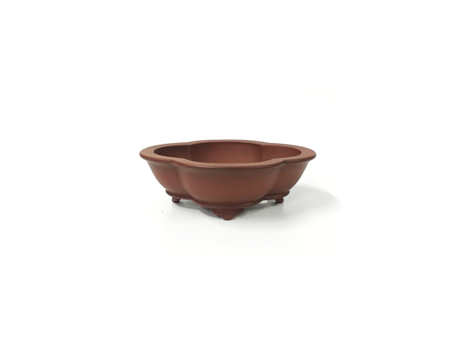 Tiesto flor//mokko 19.5 cm Yixing 14589 sin esmaltar bonsai
